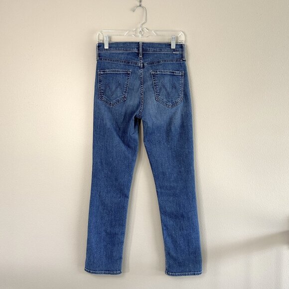MOTHER The Mid Rise Dazzler Straight Leg Jeans in Wish on a Star - Picture 4 of 8